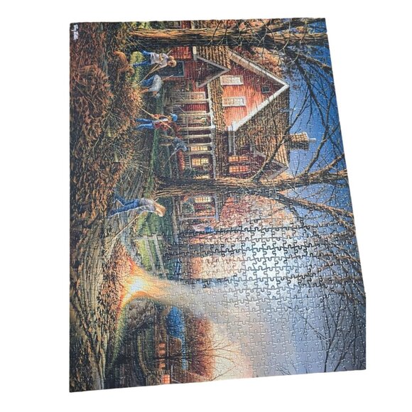 Terry Redlin "Autumn Evening" 1000 Piece Buffalo Games Puzzle Complete - Picture 8 of 14